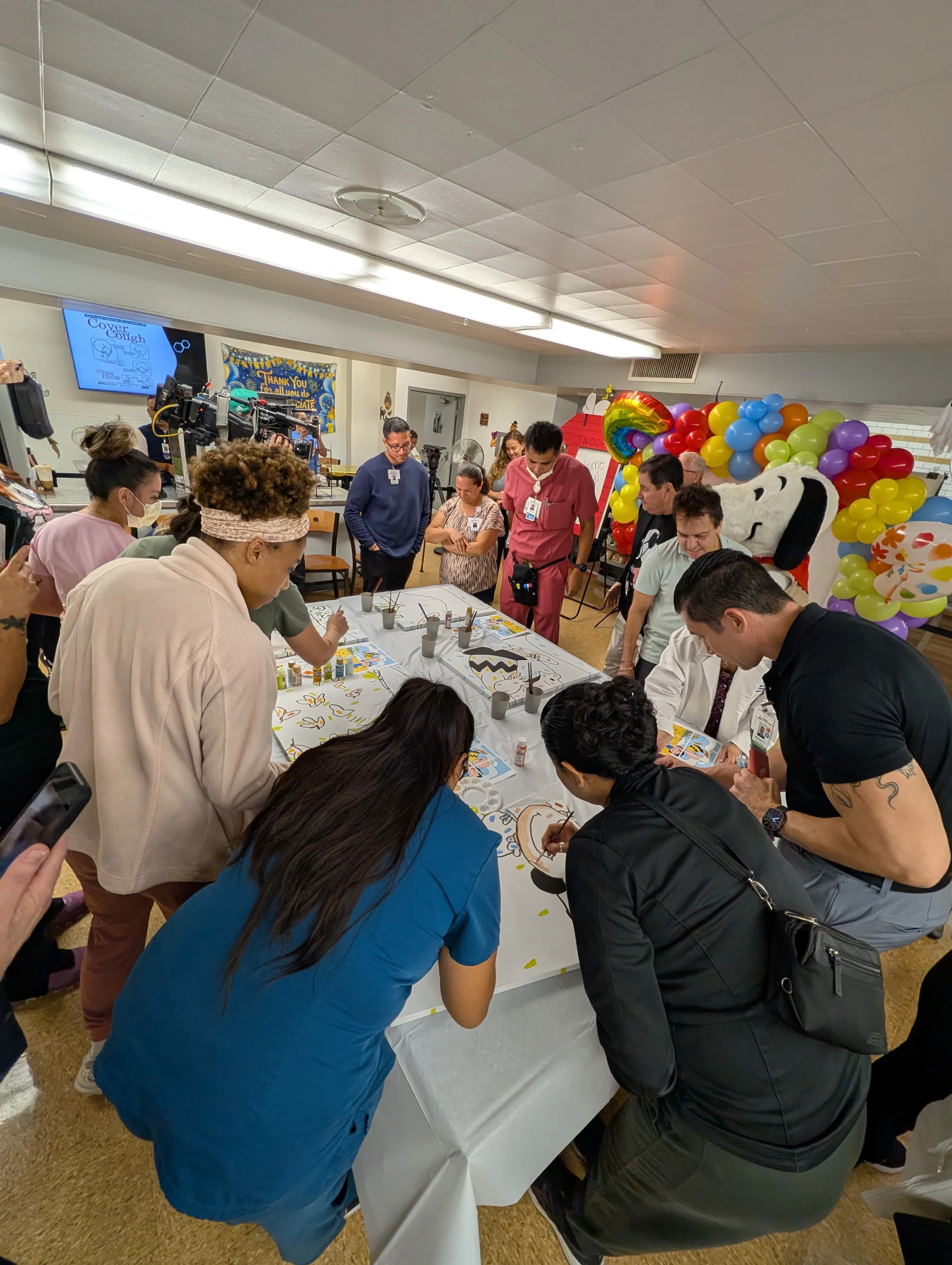 Doctors, nurses, patients, and kids from Los Angeles Community Hospital and Eastman Elementary School will bring their paint skills to LACH